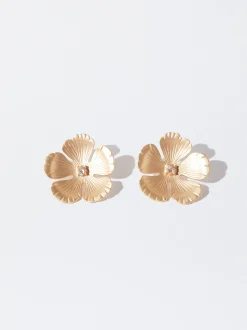 PARFOIS Raffinierter Modeschmuck|Armbänder>e Ohrringe Mit Blume Golden