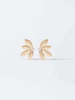 PARFOIS Raffinierter Modeschmuck|Set Ohrringen>e Ohrringe Mit Blume Golden