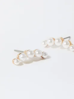 PARFOIS Armbänder|Set mit Armbändern>Goldene Ohrringe Mit Kunstperlen