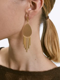 PARFOIS Armbänder>e Ohrringe Mit Mattem Effekt Golden