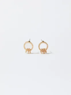 PARFOIS Raffinierter Modeschmuck|Kurze Ohrringe>e Ohrringe Mit Zirkonia Golden