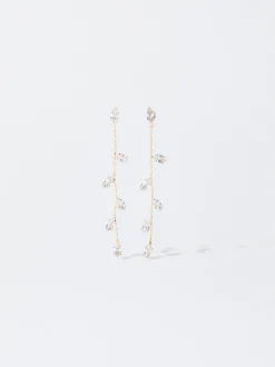 PARFOIS Raffinierter Modeschmuck>Goldene Ohrringe Mit Zirkonia
