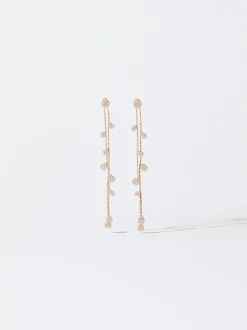 PARFOIS Lange Ohrringe|Trend Collection>e Ohrringe Mit Zirkonia Golden