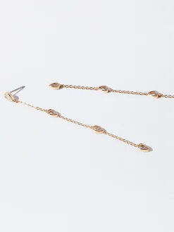 PARFOIS Raffinierter Modeschmuck|Lange Ohrringe>e Ohrringe Mit Zirkonia Golden