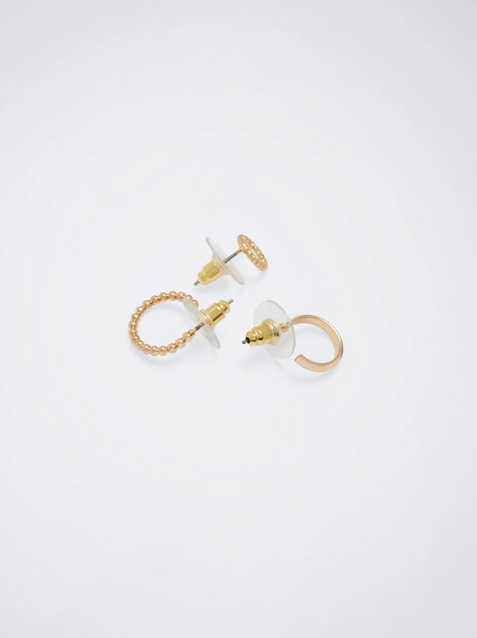 PARFOIS Kurze Ohrringe|Hoop-Ohrringe>e Ohrringset Golden