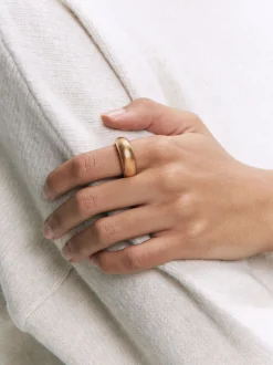 PARFOIS Basics|Strick>er Ring Golden