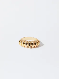 PARFOIS Basics|Strick>er Ring Golden
