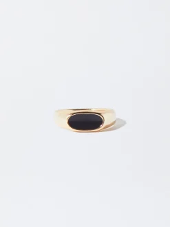 PARFOIS Basics|Ponchos und Kimonos>Goldener Ring Schwarz
