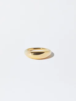 PARFOIS Lange Ohrringe>er Stahlring Golden