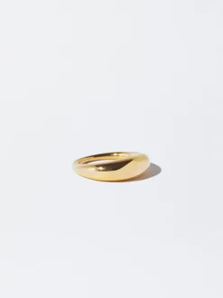 PARFOIS Lange Ohrringe>er Stahlring Golden