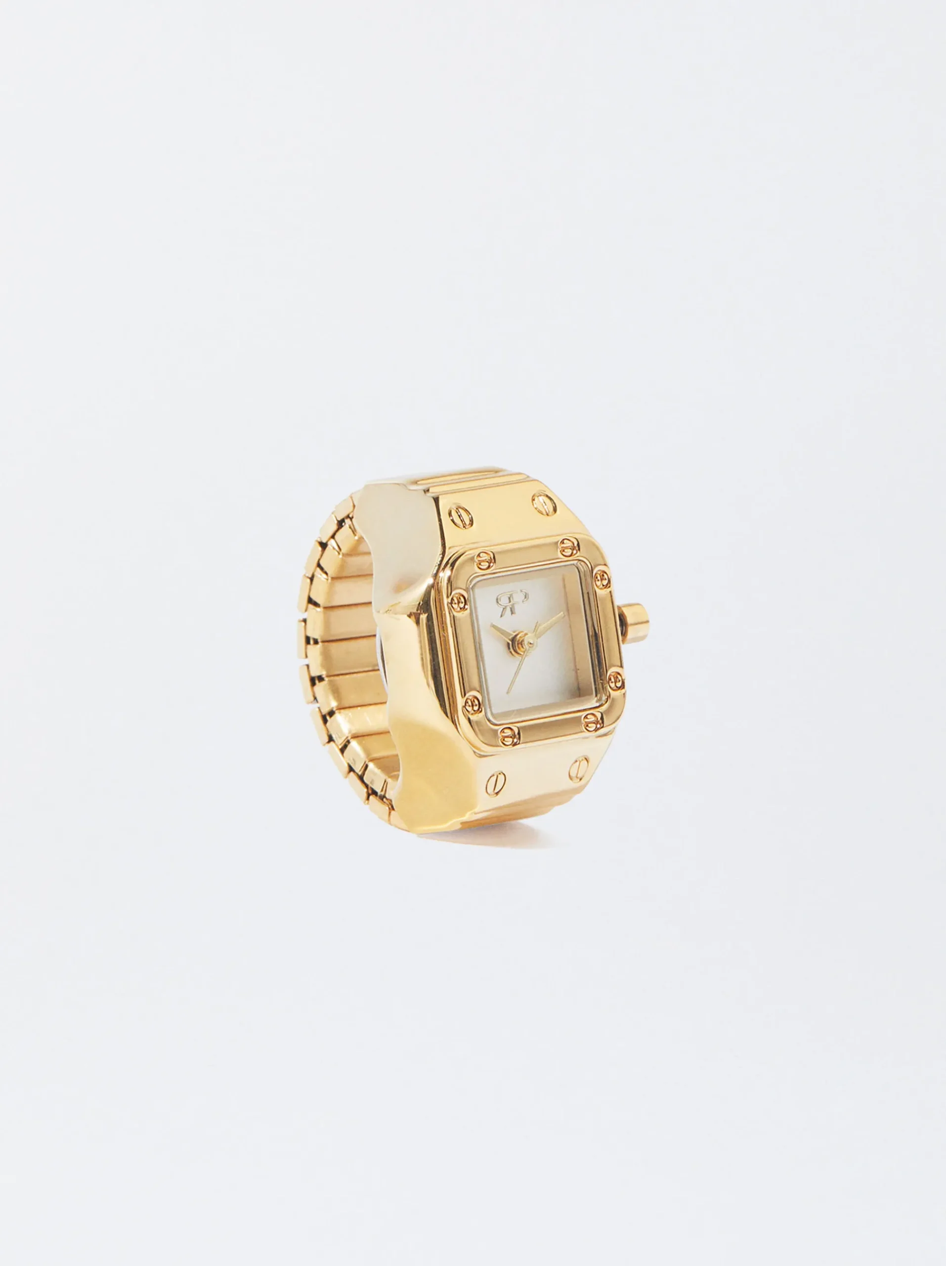 PARFOIS Kartenetuis>er Uhrenring Aus Stahl Golden