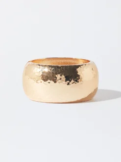 PARFOIS Set Ohrringen|Hoop-Ohrringe>es Armband Golden