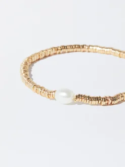 PARFOIS Raffinierter Modeschmuck|Ringe>es Armband Mit Kunstperle Golden