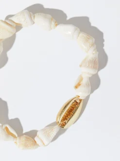 PARFOIS Trend Collection|Kurze Halsketten>es Armband Mit Muschel Golden