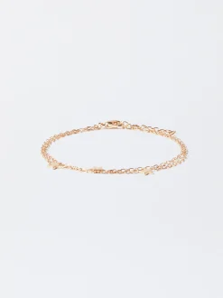 PARFOIS Raffinierter Modeschmuck|Kurze Ohrringe>es Armband Mit Sternen Golden