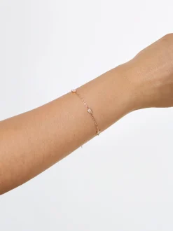 PARFOIS Stiefel Und Stiefeletten>es Armband Mit Zirkoniasteinen Und Tropfen Golden