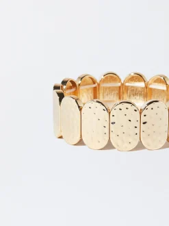 PARFOIS Trend Collection|Kurze Halsketten>es Elastisches Armband Golden