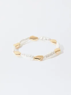 PARFOIS Kurze Halsketten>es Elastisches Armband Golden