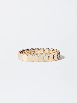PARFOIS Trend Collection|Kurze Halsketten>es Elastisches Armband Golden