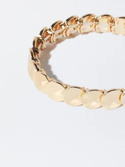 PARFOIS Trend Collection|Kurze Halsketten>es Elastisches Armband Golden