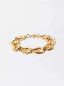 PARFOIS Ohrringe>es Stahlarmband Golden