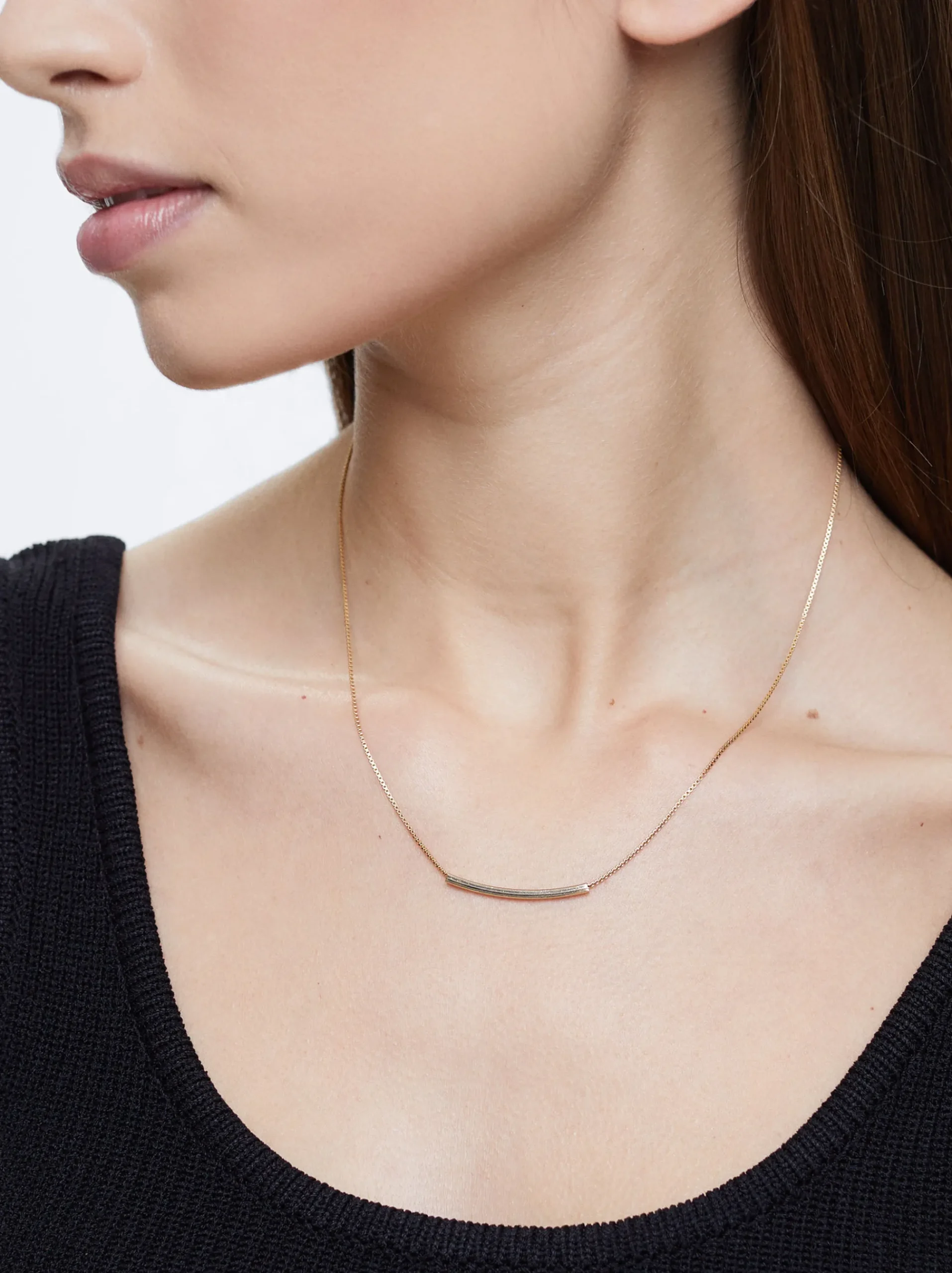 PARFOIS Set Ohrringen|Hoop-Ohrringe>Goldfarbene Halskette Golden
