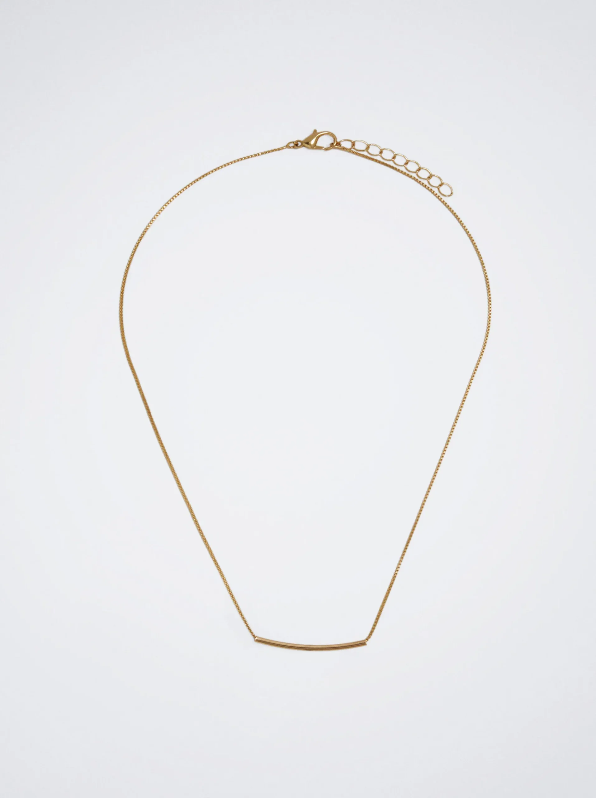 PARFOIS Set Ohrringen|Hoop-Ohrringe>Goldfarbene Halskette Golden