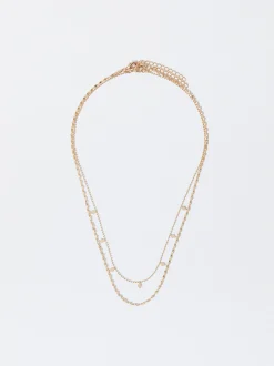 PARFOIS Raffinierter Modeschmuck|Kurze Halsketten>Goldfarbene Halskette Golden