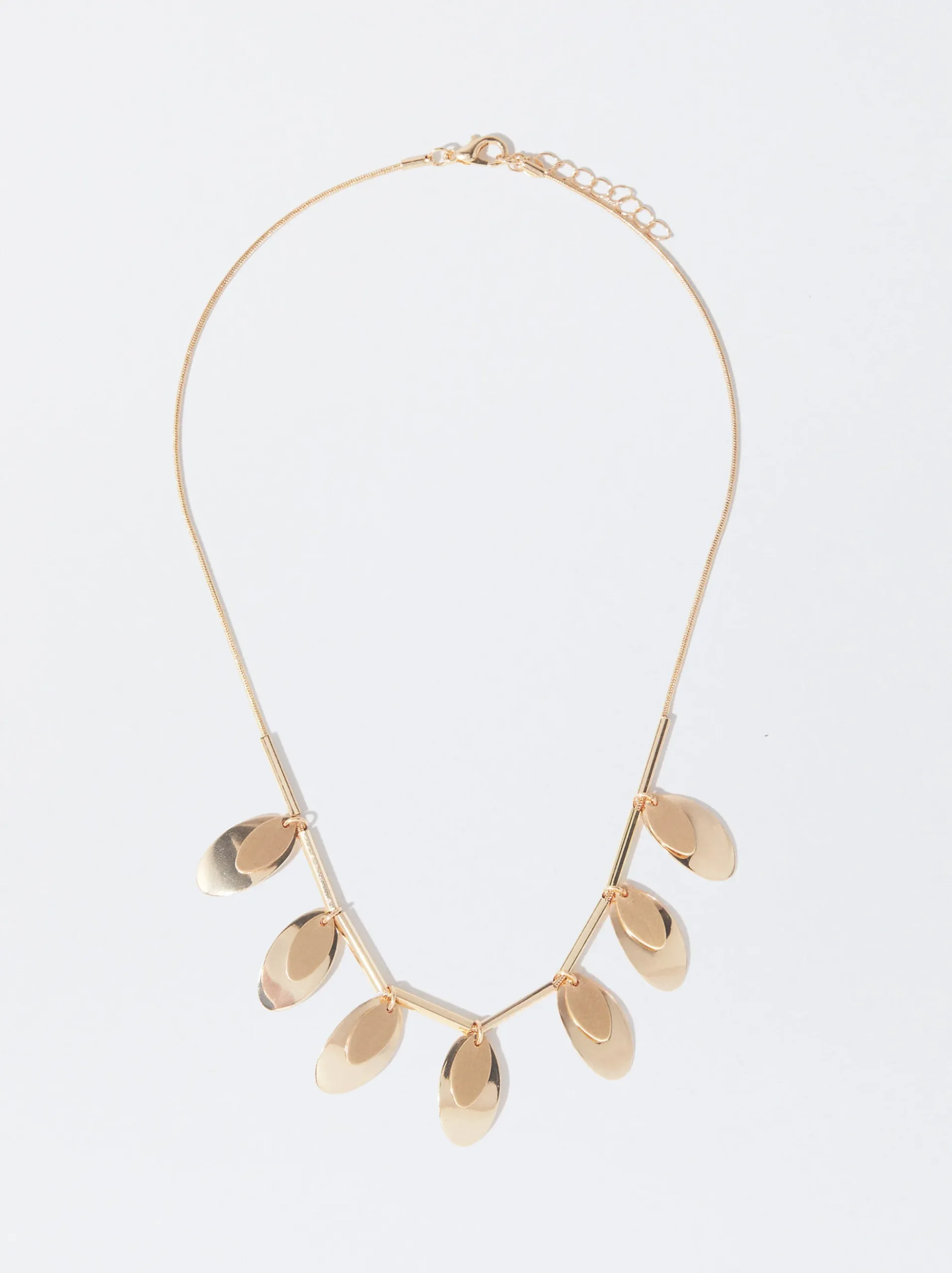 PARFOIS Set Ohrringen|Hoop-Ohrringe>Goldfarbene Halskette Golden