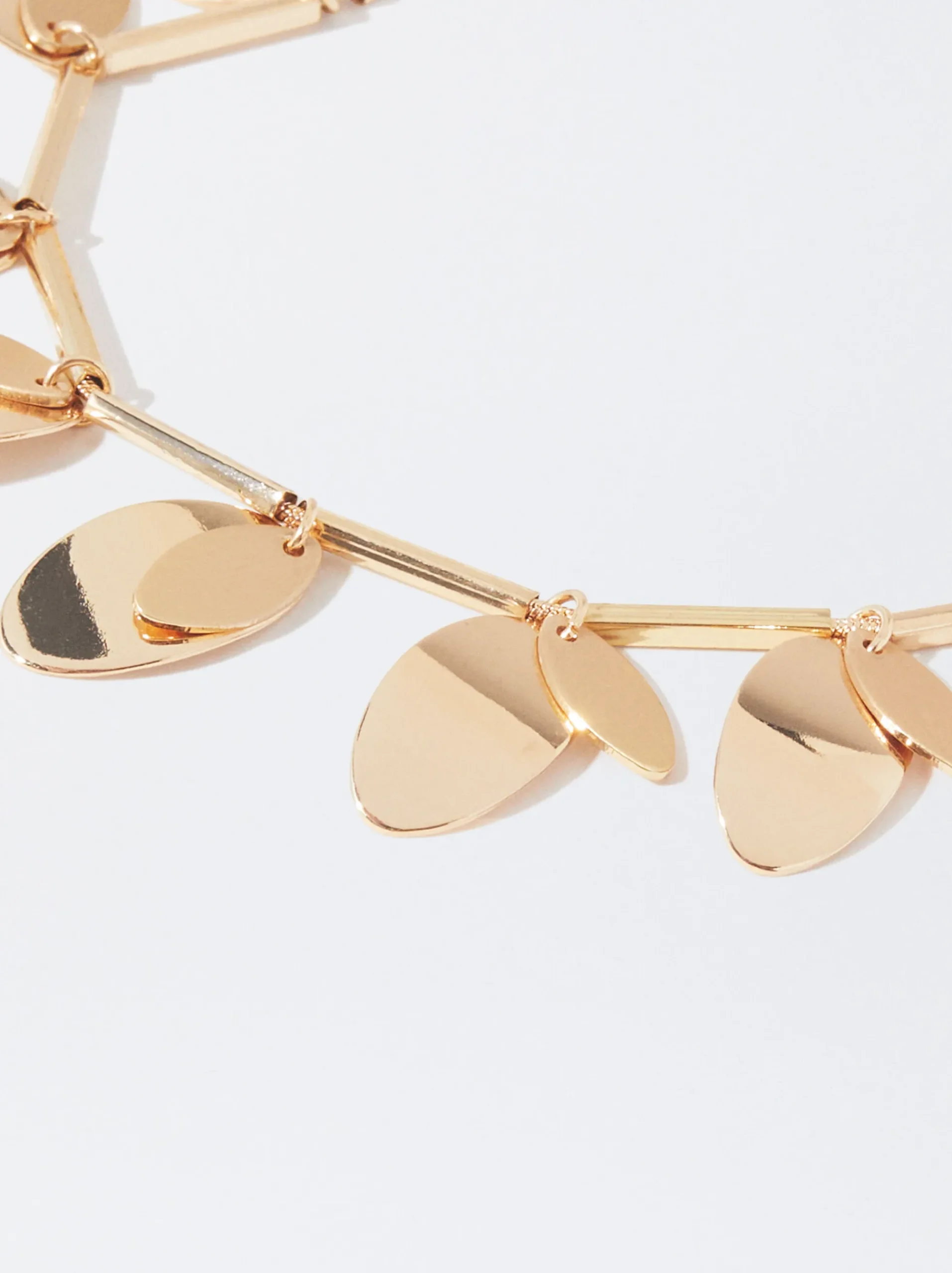 PARFOIS Set Ohrringen|Hoop-Ohrringe>Goldfarbene Halskette Golden