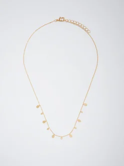 PARFOIS Raffinierter Modeschmuck|Kurze Ohrringe>Goldfarbene Halskette Golden
