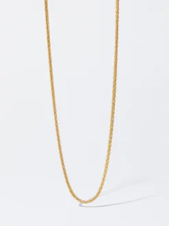 PARFOIS Armbänder>Goldfarbene Halskette Aus Stahl Golden