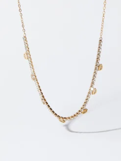 PARFOIS Armbänder>Goldfarbene Halskette Aus Stahl Golden
