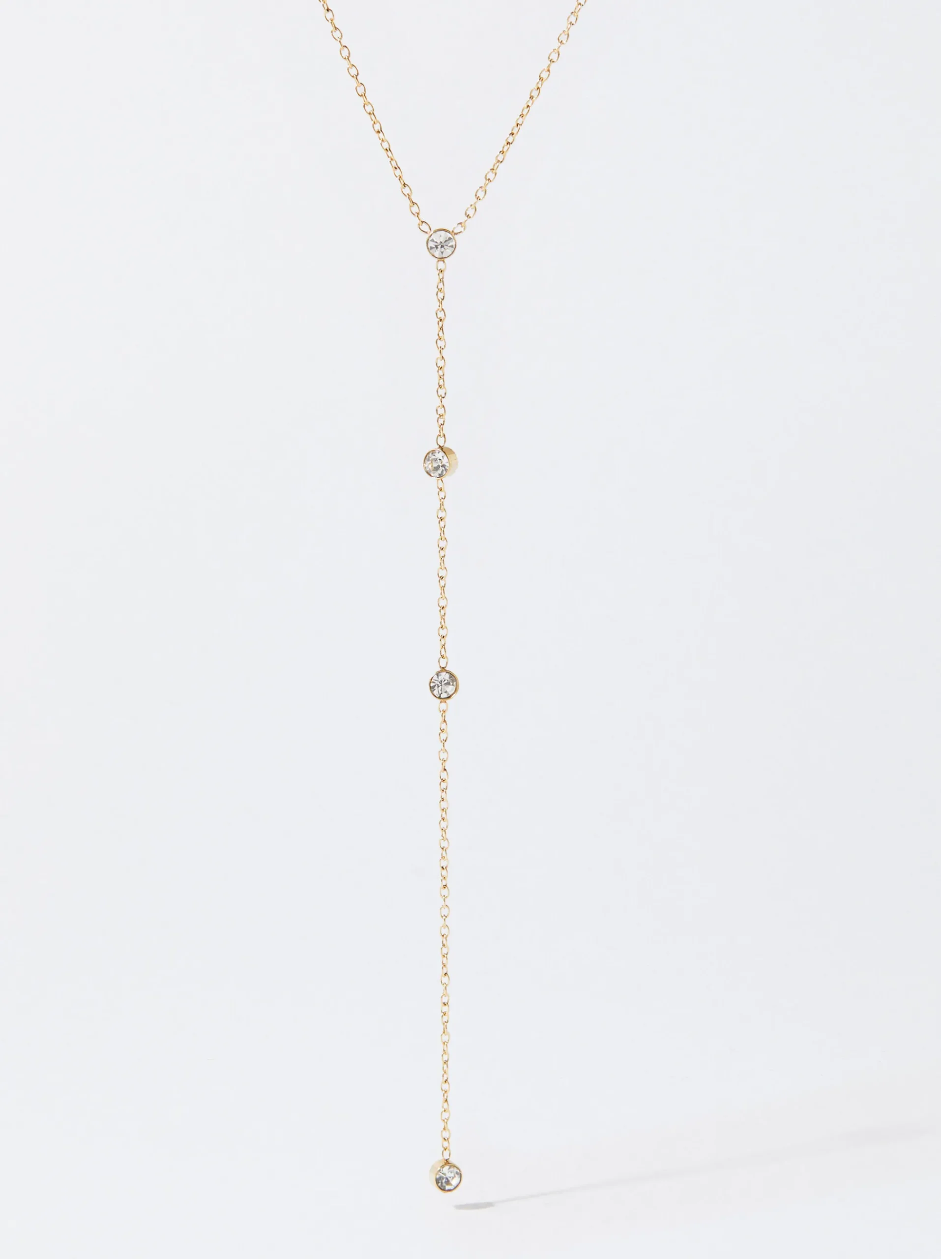 PARFOIS Armbänder>Goldfarbene Halskette Aus Stahl Golden