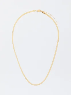 PARFOIS Armbänder>Goldfarbene Halskette Aus Stahl Golden