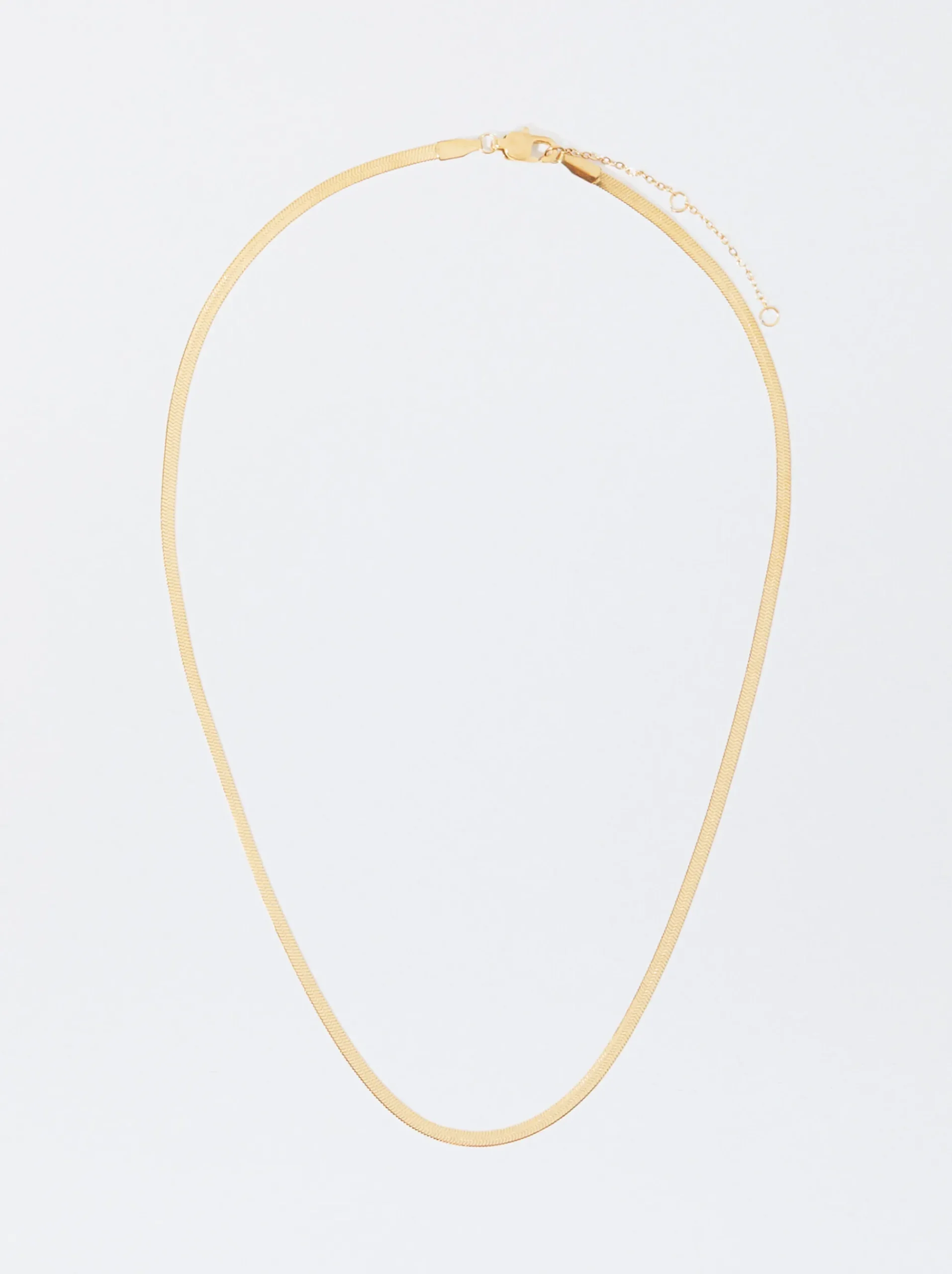 PARFOIS Armbänder>Goldfarbene Halskette Aus Stahl Golden