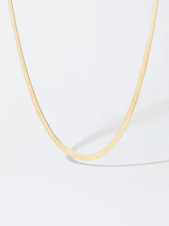 PARFOIS Armbänder>Goldfarbene Halskette Aus Stahl Golden