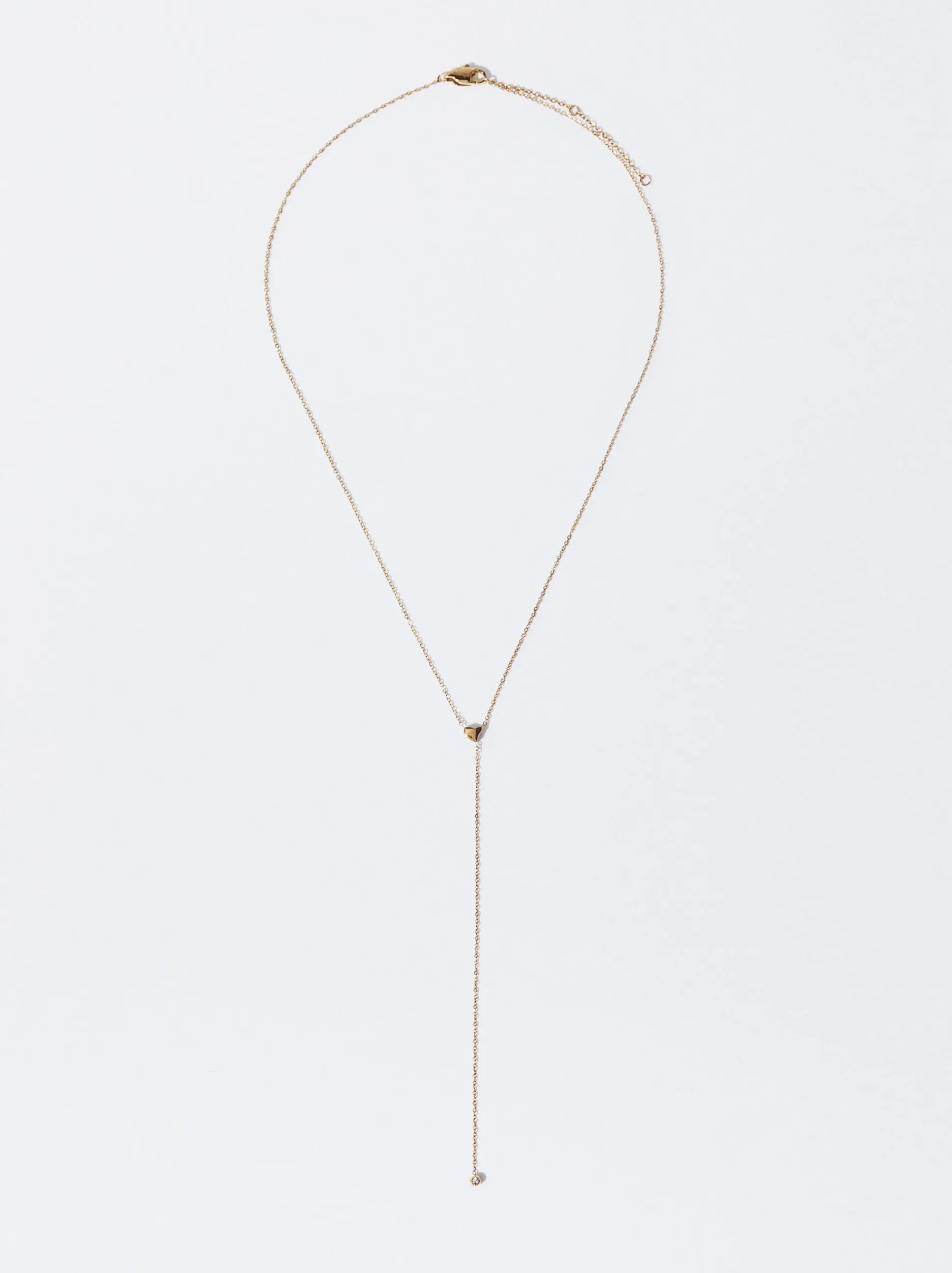 PARFOIS Armbänder|Fußkettchen>Goldfarbene Halskette Aus Stahl Golden