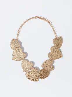 PARFOIS Kurze Halsketten>Goldfarbene Halskette Mit Herz Golden