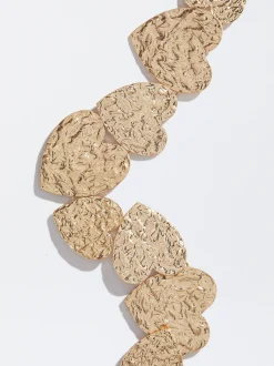 PARFOIS Kurze Halsketten>Goldfarbene Halskette Mit Herz Golden