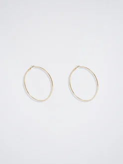 PARFOIS Raffinierter Modeschmuck|Lange Ohrringe>Gro&szlig;e Basic-Kreolen Golden