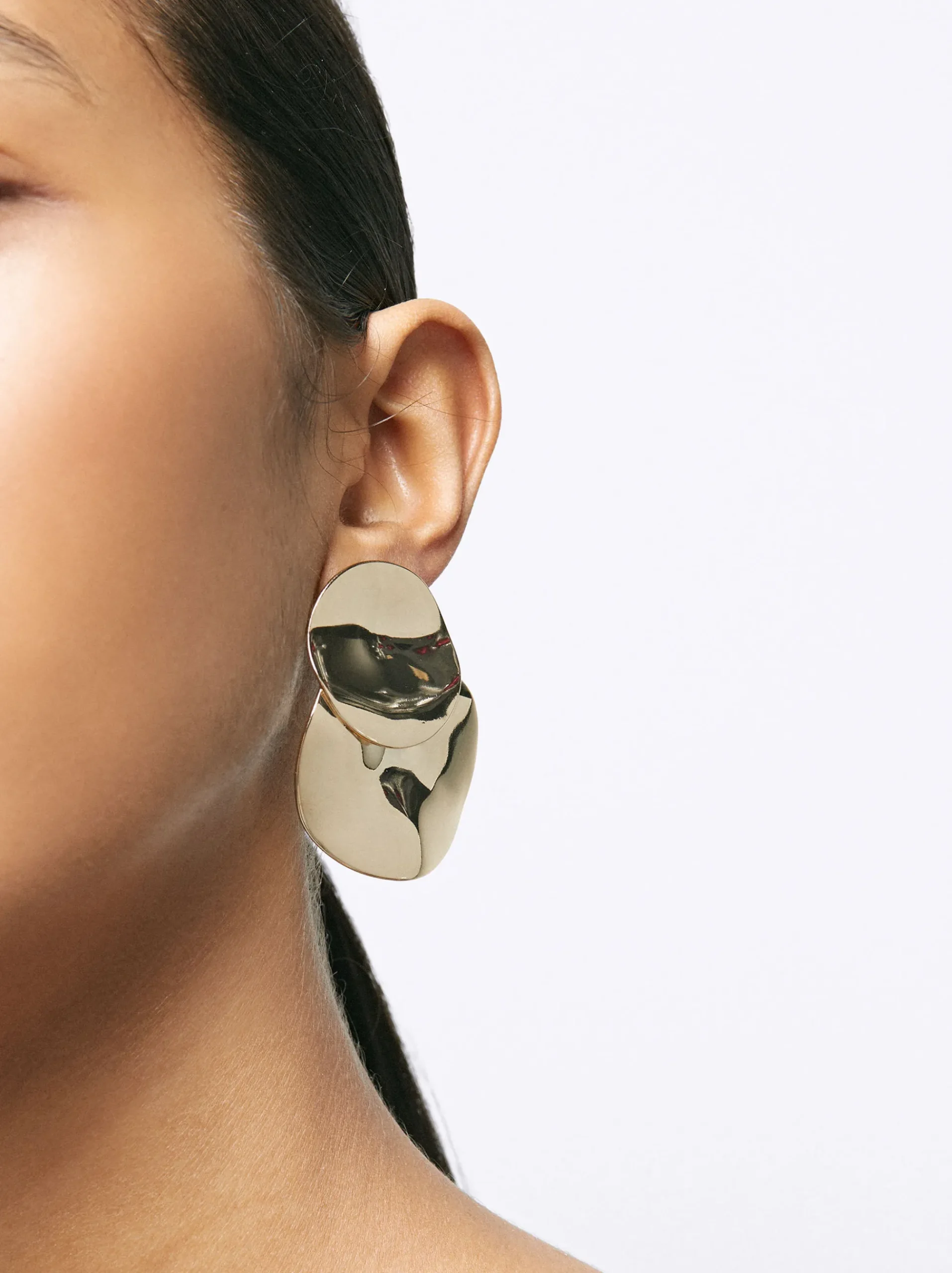 PARFOIS Lange Ohrringe|Trend Collection>Große e Ohrringe Golden