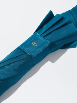 PARFOIS Große|Regenschirm>Gro&szlig;er Faltbarer Regenschirm Blau