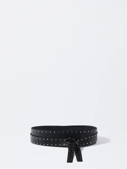 PARFOIS Spangen|Basics>G&uuml;rtel Mit Nieten Schwarz