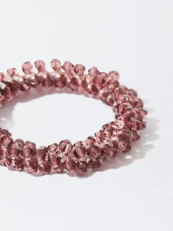 PARFOIS Gummis>Haargummi Mit Kristallen Rosa