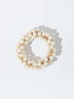 PARFOIS Gummis|Basics>Haargummi Mit Perlen Weib