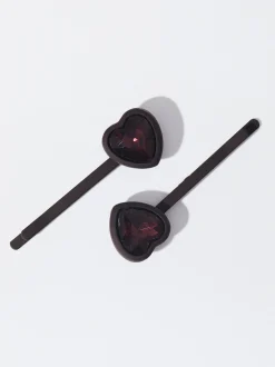 PARFOIS Spangen>Haarnadel Mit Herz Rosa