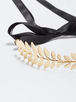 PARFOIS Graduierte Brille>Haarreif Mit Blatt Golden