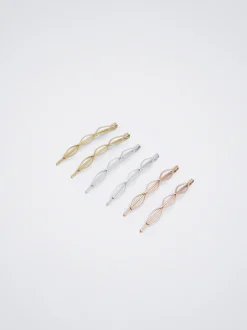 PARFOIS Spangen>Haarspangen-Set In Metallic-Optik Mehrfarbig
