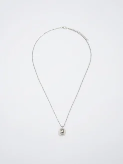 PARFOIS Premium|Ringe>Halskette Aus Stahl Mit -Kristallen Silber